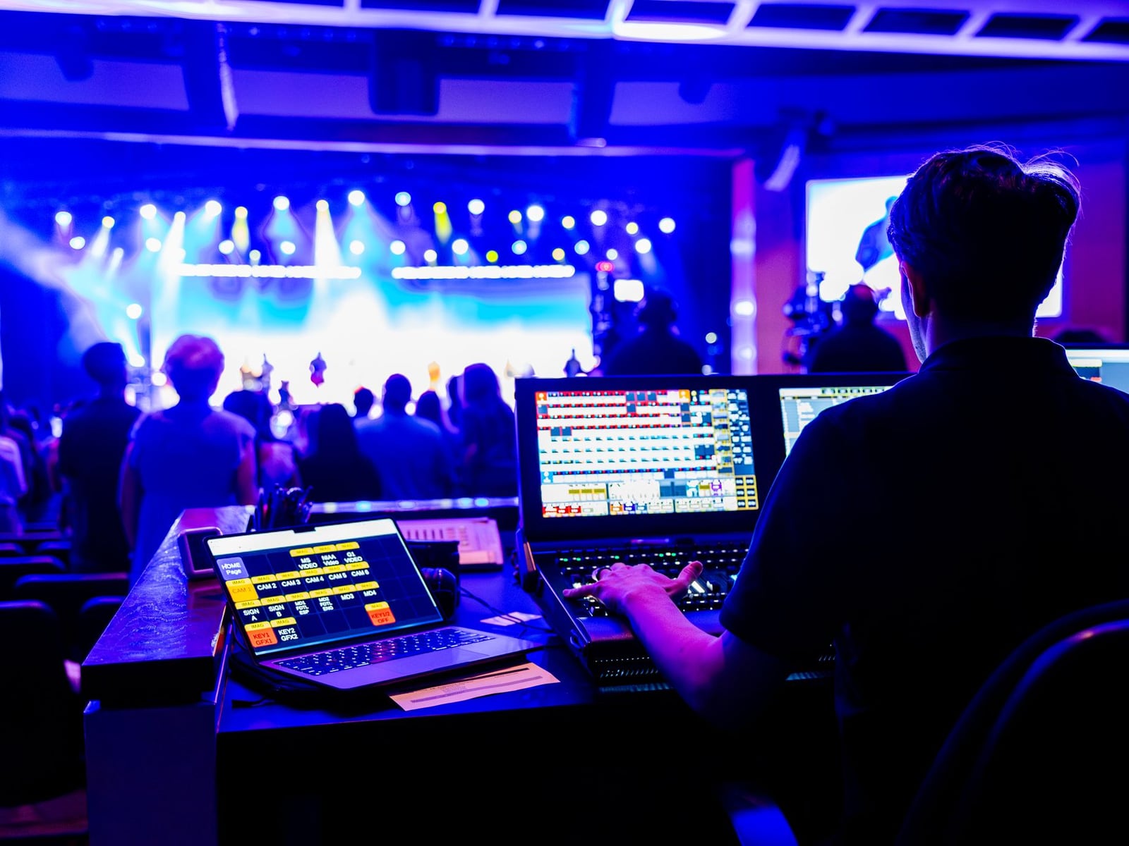 The professional team of audio engineers at Bambochezone studio in Perth.